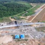 Konstruksi bendungan di Kecamatan Marangkayu, Kutai Kartanegara Foto: Dok Pemkab Kukar