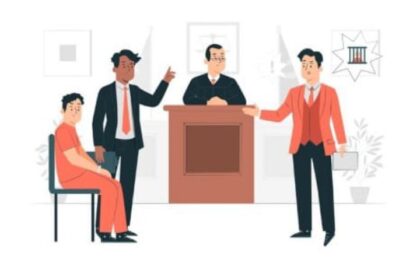 lustrasi sidang gugatan praperadilan. Foto: Freepik