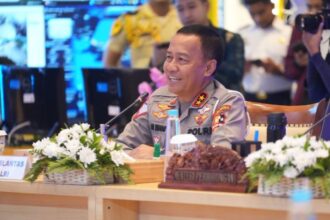 Kepala Korps Lalu Lintas (Kakorlantas) Polri Irjen Pol Aan Suhanan menghadiri Penutupan Posko Pusat Angkutan Lebaran Terpadu Tahun 2024
