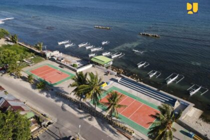 Kementerian PUPR merampungkan penataan Kawasan Pesisir Labuang di Kabupaten Majene sebagai destinasi wisata baru di Provinsi Sulawesi Barat. Foto: PUPR
