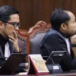 Proses sidang PHPU yang berlangsung di Mahkamah Konstitusi (MK).(foto dok MK RI)