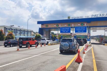 Untuk wilayah Sumatera Utara, tercatat 21.308 kendaraan melintasi Ruas Tol Medan-Kualanamu-Tebing Tinggi, meningkat 56,4% dibandingkan lalu lintas harian normal 2024 sejumlah 13.628 kendaraan.