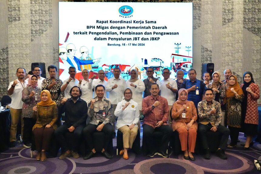 Badan Pengatur Hilir Minyak dan Gas Bumi (BPH Migas) menggelar rapat koordinasi di Bandung Jawa Barat, Kamis (16/5/2024). Foto: Ist