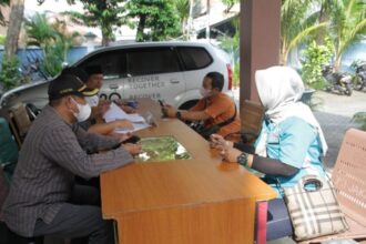 Ilustrasi posko pengaduan terkait dengan pelaksanaan PPDB DKI Jakarta.(Foto dok ipol.id)