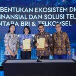 Penandatanganan Nota Kesepahaman antara BRI dengan Telkomsel di Transformation Center Gedung BRI 1, Jakarta, 14 Mei 2024. Foto: Dok BRI