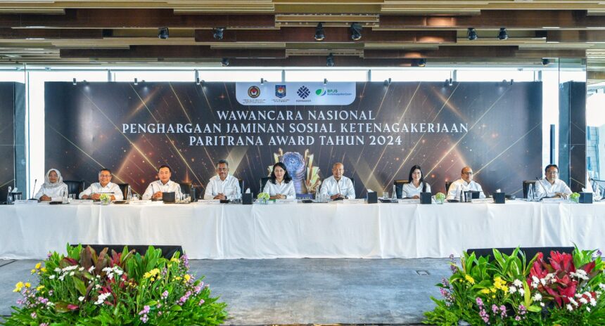Pelaksanaan Penghargaan Jaminan Sosial Ketenagakerjaan (Paritrana Award) atas periode penilaian 1 Januari - 31 Desember 2023 memasuki tahap wawancara nasional yang telah dilaksanakan di Jakarta sejak Senin hingga Jumat 22-26 April 2024. Foto: BPJS Ketenagakerjaan