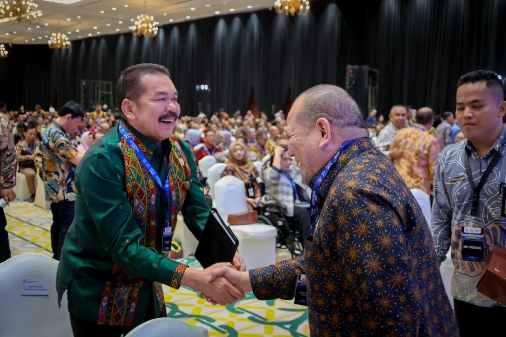 Ketua DPD RI, AA LaNyalla Mahmud Mattalitti hadiri Musrenbangnas 2024 di JCC, Senin (6/5). Foto: Dok Humas DPD RI.