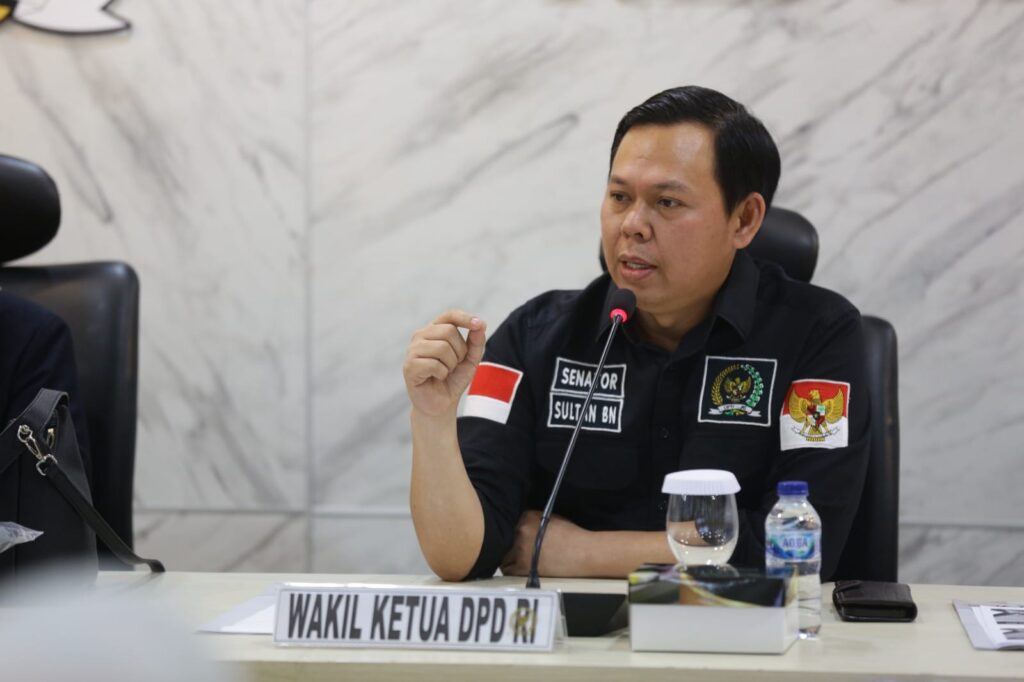 Foto; Wakil ketua DPD RI Sultan B Najamudin