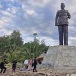 Gambaran progres pembangunan monumen Bung Karno di Sangasanga, Kukar. Foto: humas/ipol.id