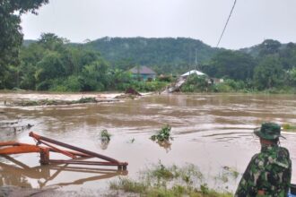 Kondisi wilayah terdampak banjir di Kabupaten Ogan Komering Ulu, Sumatera Selatan. Foto: Badan Penanggulangan Bencana Daerah (BPBD) Kabupaten Ogan Komering Ulu