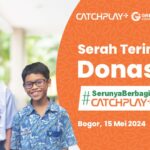 CATCHPLAY+, perusahaan penyedia layanan streaming, menyerahkan donasi ke GREAT Edunesia, Mitra Pelaksana Pendidikan Dompet Dhuafa, lembaga amal terkemuka di Indonesia.