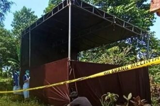 Polrestabes Bandung, tengah melakukan ekshumasi korban R di tempat pemakaman umum di Cigirincing, Cijambe, Kota Bandung. Foto: IG, @infobdgbaratcimahi (tangkap layar)