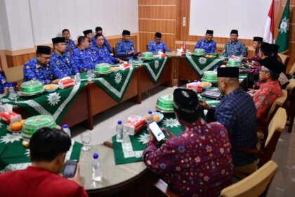 Prof Zudan Arif Fakrulloh juga bersilaturahmi bersama Pimpinan Wilayah Muhammadiyah Sulsel. Foto: dok humas