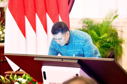 Direktur Utama BPJS Ketenagakerjaan Anggoro Eko Cahyo. foto: BPMI Setpres