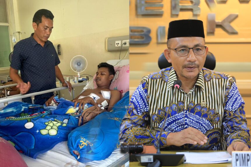 Ryan Bin Jipiar (30) pemuda asal Gampong Kramat Dalam, Kecamatan Kota Sigli, Pidie yang dirujuk ke Rumah Sakit Zainoel Abidin (RSZA) Banda Aceh sempat terkendala administrasi saat akan dipulangkan setelah selesainya proses perawatan medis.