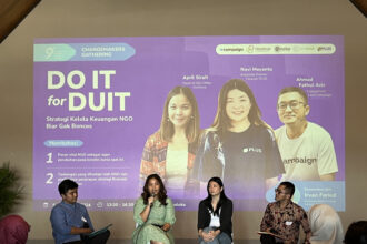 Acara bertajuk Do It for DUIT: Strategi Keuangan NGO Biar Gak Boncos yang diselenggarakan oleh Campaign. Foto: dok humas