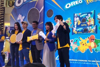 Kolaborasi ini akan mengajak kita semua untuk berpetualang dalam menemukan dan mengumpulkan seluruh gambar koleksi karakter pokemon pada kepingan biskuit OREO. Foto: timur/ipol.id