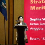 Ketua Dewan Audit OJK Sophia Wattimena dalam Seminar Nasional dengan tema “Navigating Economic Horizon: Strategy for Sustainable Maritime Business” yang diselenggarakan oleh Asosiasi Fakultas Ekonomi & Bisnis Indonesia (AFEBI) di Batam, Rabu.