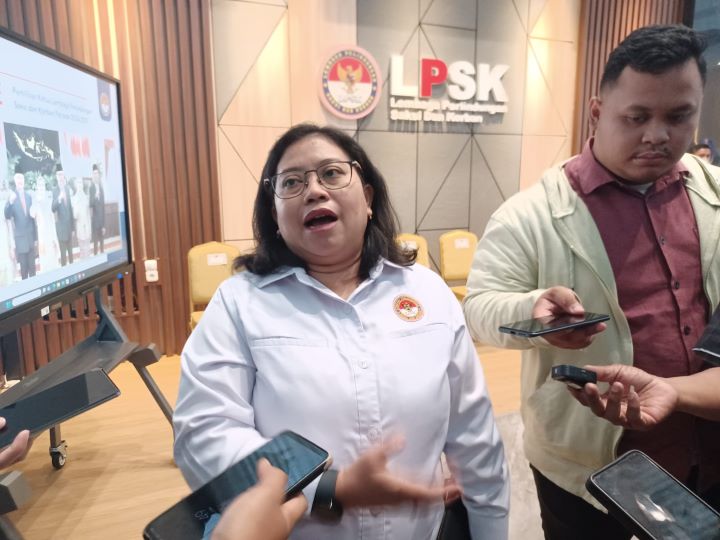 Wakil Ketua Lembaga Perlindungan Saksi dan Korban (LPSK), Susilaningtias di kantor LPSK Jakarta. Foto: Joesvicar Iqbal/ipol.id