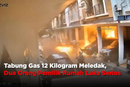 Tabung Gas 12 Kilogram Meledak, Dua Orang Pemilik Rumah Alami Luka Serius