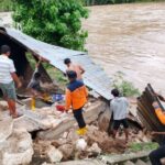 Banjir melanda Kabupaten Ogan Komering Ulu Selatan, Sumatera Selatan. Foto: BPBD Kabupaten Ogan Komering Ulu Selatan.