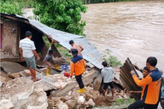 Banjir melanda Kabupaten Ogan Komering Ulu Selatan, Sumatera Selatan. Foto: BPBD Kabupaten Ogan Komering Ulu Selatan.