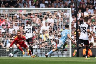 Hasil pertandingan Liga Inggris Pekan ke-36 antara Fulham vs Man City berakhir dengan skor 0-4 di Craven Cottage Stadium, Sabtu (11/5/2024) malam. The Citizen mencukur tanpa balas The Cottagers di kandangnya. - Premier League.