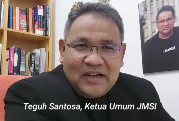 Ketua Umum JMSI, Teguh Santosa. Foto: Tangkap layar @alurnews (YouTube)