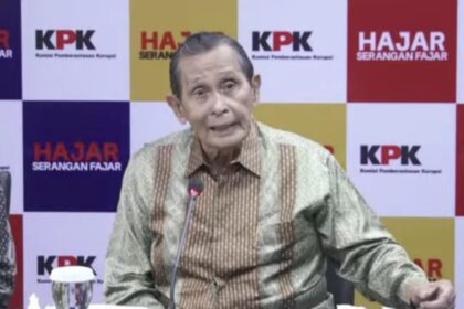 Ketua Dewas KPK, Tumpak Hatorangan Panggabean dalam jumpa pers di Gedung KPK, Kuningan, Jakarta Selatan, Selasa (21/5/2024). Foto: Live streaming YouTube KPK