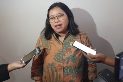 Wakil Ketua Lembaga Perlindungan Saksi dan Korban (LPSK), Susilaningtias dalam acara Serah Terima Jabatan dan Pisah Sambut Anggota LPSK di kawasan Ciracas, Jakarta Timur, Rabu (22/5) siang. Foto: Joesvicar Iqbal/ipol.id