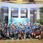 Ketua Komunitas Serena Indonesia Community, Ari dan Afrizal selaku Founder Komunitas Serenity bersama para anggota komunitas berswafoto usai acara Serenity Jamnas 2024 di sebuah hotel di Solo, Jawa Tengah, Minggu (12/5). Foto: Komunitas Serena Indonesia Community untuk ipol.id