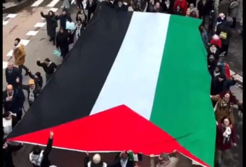 Bendera Palestina. Foto: Medsos X