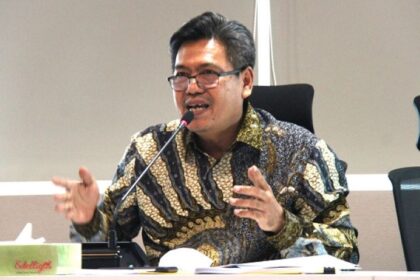 Direktur Jenderal Industri Agro Kemenperin, Putu Juli Ardika saat memberikan keterangan terkait industri mamin. Foto: Kemenperin