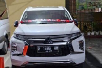 Satu unit mobil Pajero yang diduga milik Syahrul Yasin Limpo disita oleh Komisi Pemberantasan Korupsi (KPK). Foto: Dok Humas KPK