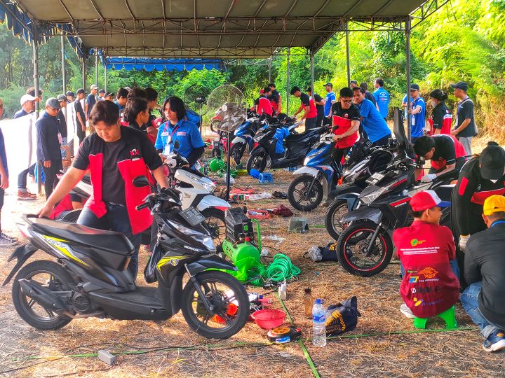 Tekiro kembali mengadakan Servis Gratis kolaborasi dengan ITS di Surabaya. Foto: ist