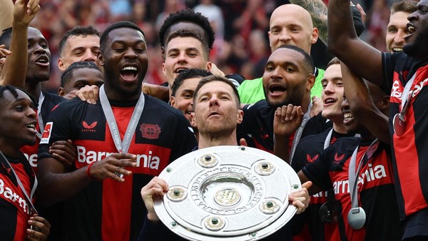 Bayer Leverkusen juara Liga Jerman tanpa kekalahan. (Foto: REUTERS/Wolfgang Rattay)