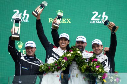 Pembalap nasional, Sean Gelael berhasil finis di posisi dua pada race of 24 hours Le Mans di Circuit de la Sharte, Prancis, Sabtu hingga Minggu waktu setempat dengan dukungan Pertamax Turbo. Foto: Dok Pertamina