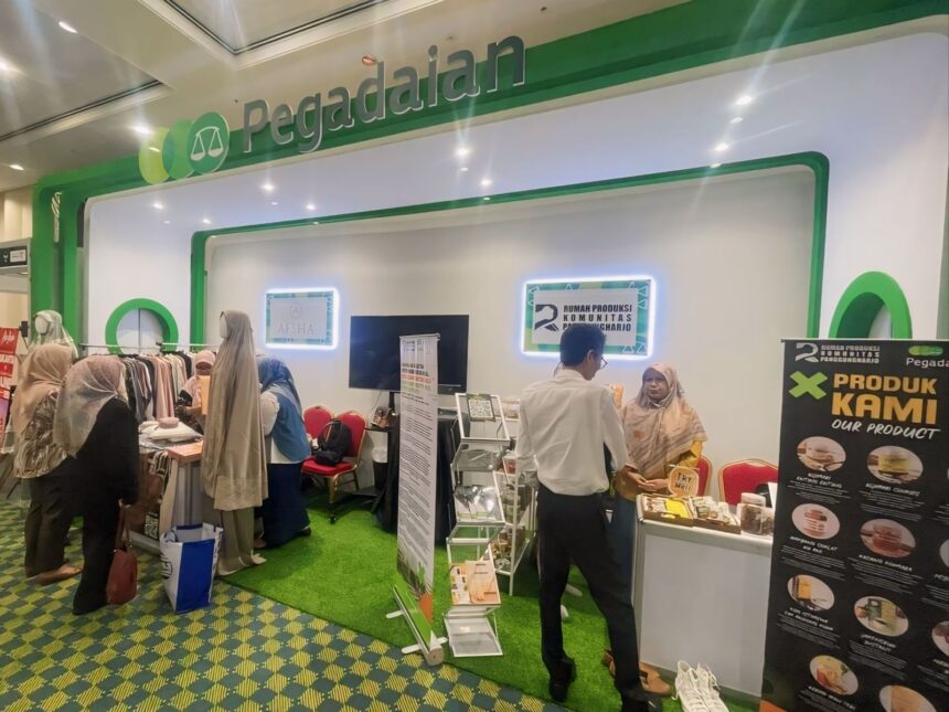 PT Pegadaian membawa UMKM pilihan dalam Kegiatan Indonesia Halal Expo, Consumer Fair yang digelar dari 26 Juni hingga 30 Juni 2024 di Bandar Seri Begawan, Brunei Darussalam. Foto: Pegadaian