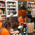 Pasutri pemilik pabrik narkoba di Medan ditangkap. Foto: dok humas polri