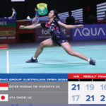 Ester Nurumi menjadi runner-up Australian Open 2024 setelah kalah daru tunggal putri Jepang, Aya Ohori di final. Foto: @INABadminton