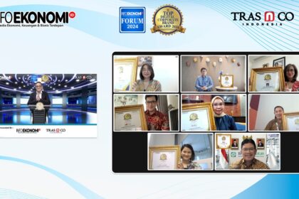 InfoEkonomi.ID, portal berita seputar ekonomi, keuangan dan bisnis sukses menggelar Anugerah Penghargaan 6th Top Digital Corporate Brand Award 2024, Kamis (30/5/2024). Foto: Dok InfoEkonomi.ID