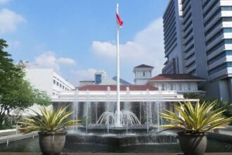 Gedung pemerintahan pemprov DKI jakarta di kawasan Jakarta Pusat.(Foto dok pemprov DKI)