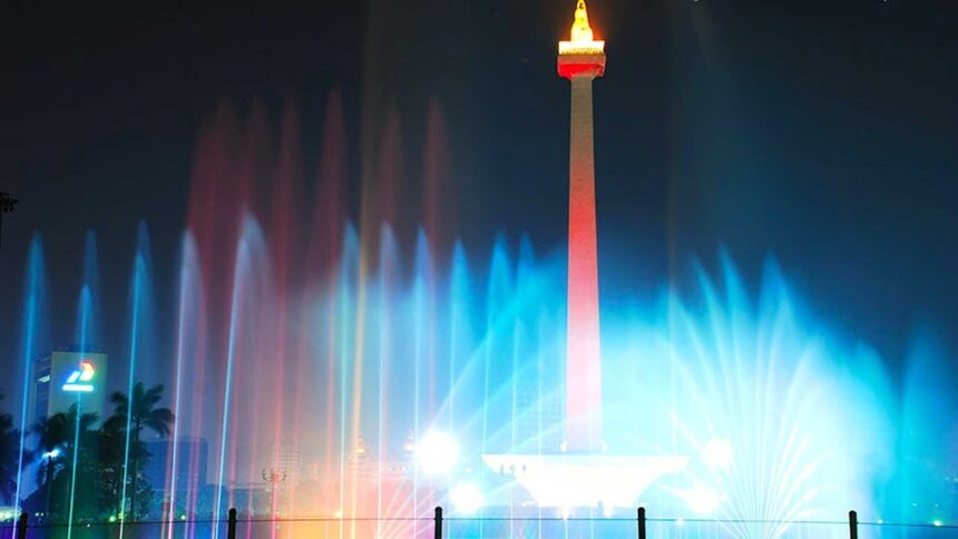 Ilustrasi monumen nasional (Monas) yang akan menjadi pusat perayaan HUT Jakarta 497 tahun. Foto: YT