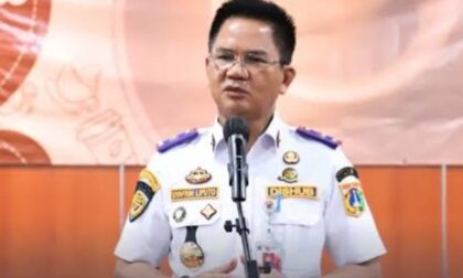 Kadishub DKI Jakarta, Syafrin Liputo disalah satu acara.(Foto medsos Dishub)