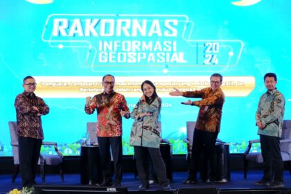 Suasana Rapat Koordinasi Nasional Informasi Geospasial (Rakornas IG) 2024. Foto: dok humas