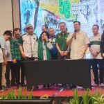 Persatuan Olahraga Berkuda Seluruh Indonesia (Pordasi) menyelenggarakan Musyawarah Nasional Luar Biasa (Munaslub) Hybrid Pordasi Tahun 2024 dengan tema ‘Transformasi Organisasi, Mewujudkan Kemandirian Pordasi’. Munaslub dengan agenda tunggal pengesahan AD/ART 2024 di Hotel Aston Kartika Grogol, Minggu (9/6). Foto/ipol