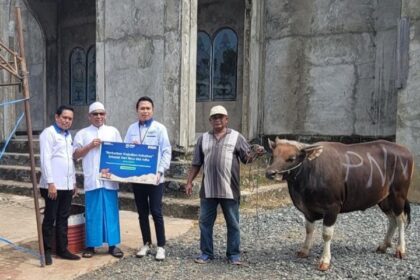 PT Permodalan Nasional Madani atau PNM menyalurkan hewan kurban di berbagai titik 3T (Tertinggal, Terluar, Terdepan) di Indonesia.