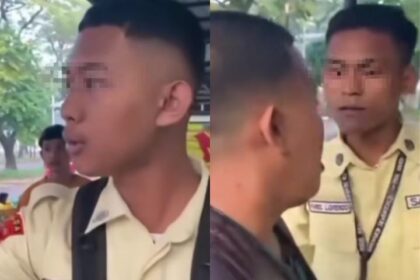 Satpam GBK emosi kepada fotografer. Foto: IG, @memomedsos (tangkap layar)