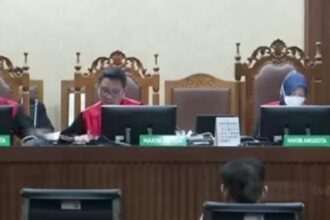 Pembacaan sidang tuntutan eks Mentan, Syahrul Yasin Limpo di Pengadilan Tipikor Jakarta, Jumat (28/6/2024). Foto: Live streaming YT @tvone