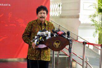 Kepala BPIP, Prof. Yudian Wahyudimenyampaikan keterangan pers setelah mengikuti Rapat Kabinet Terbatas terkait Persiapan Upacara Peringatan HUT ke-79 Kemerdekaan RI di Istana Merdeka, Jakarta, Senin (10/6/2024. Foto: Humas Setkab